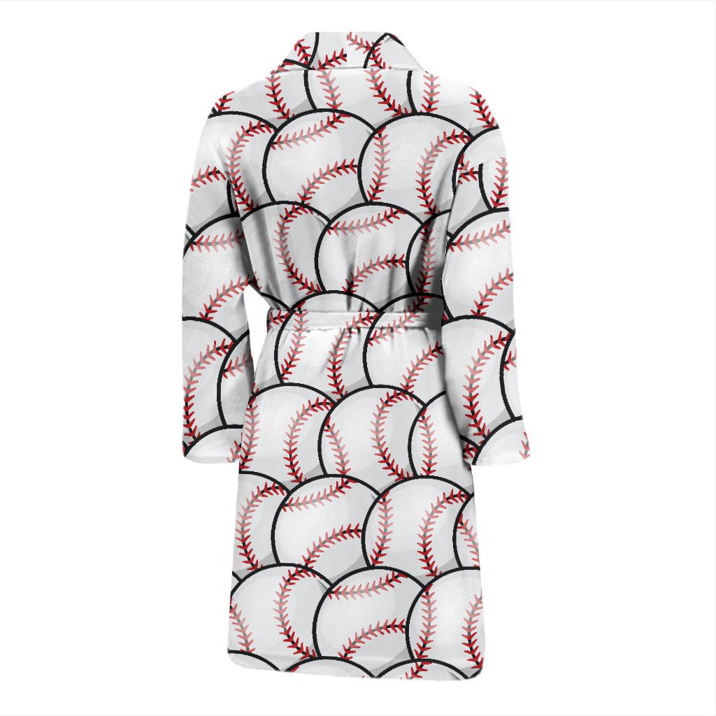 Baseball Pattern Men Bath Robe-JTAMIGO.COM