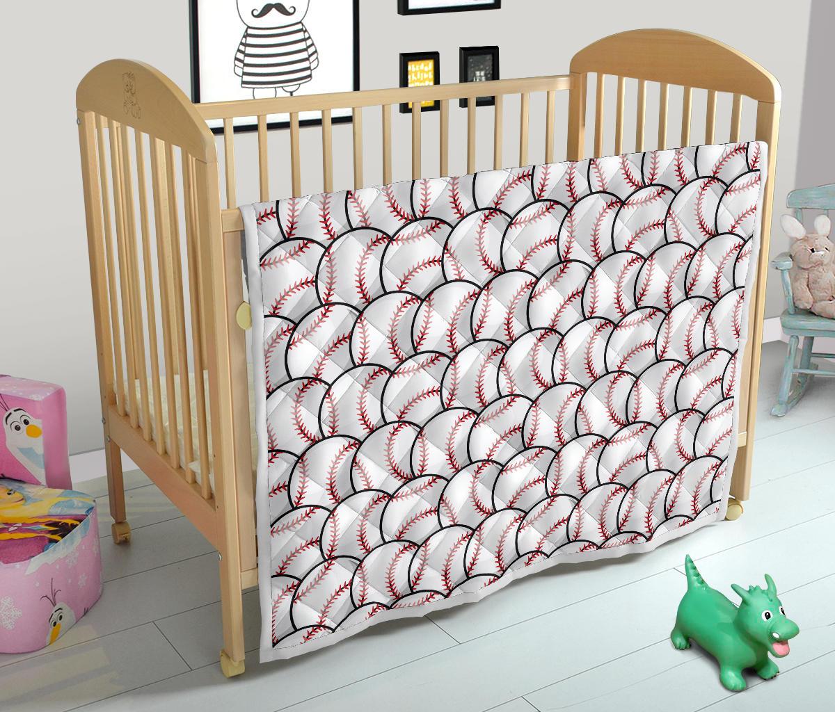 Baseball Pattern Premium Quilt-JTAMIGO.COM