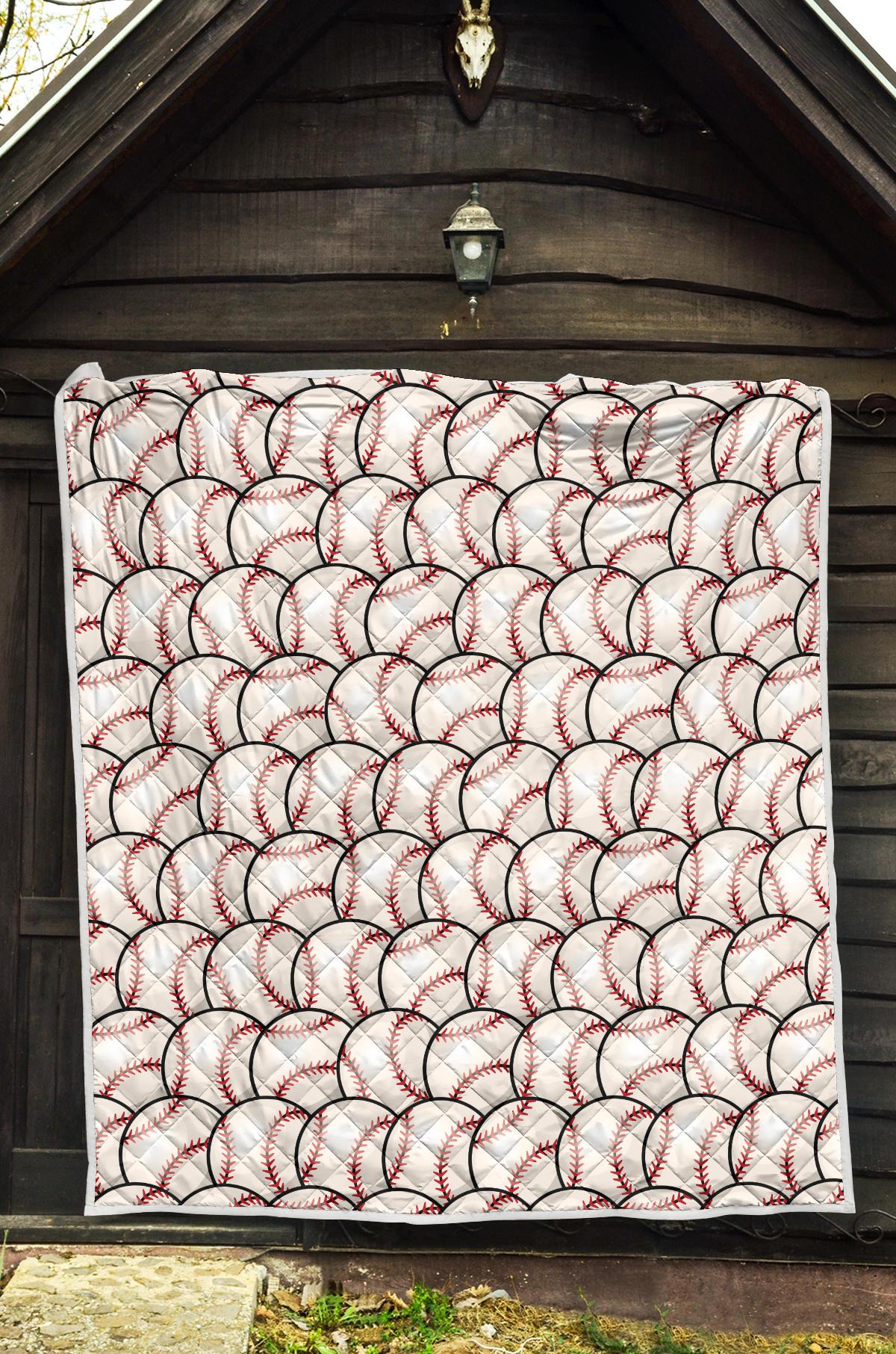Baseball Pattern Premium Quilt-JTAMIGO.COM