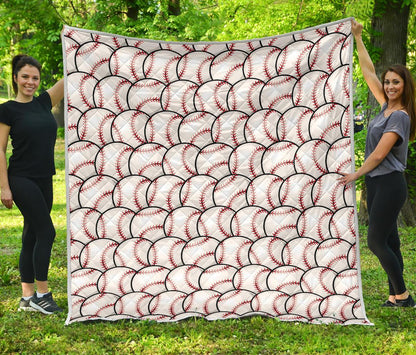 Baseball Pattern Premium Quilt-JTAMIGO.COM