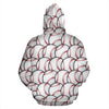 Baseball Pattern Pullover Hoodie