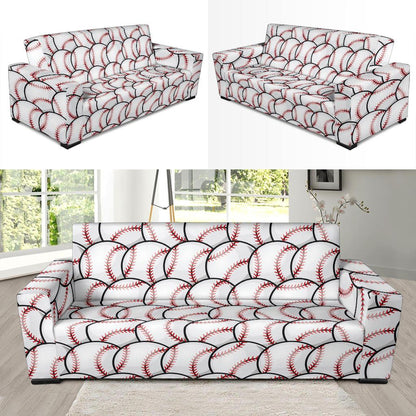 Baseball Pattern Sofa Slipcover-JTAMIGO.COM