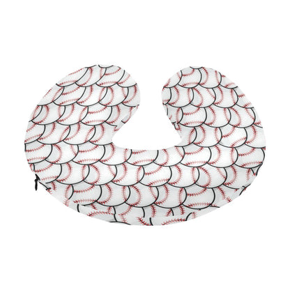 Baseball Pattern U-Shaped Travel Neck Pillow-JTAMIGO.COM
