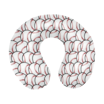 Baseball Pattern U-Shaped Travel Neck Pillow-JTAMIGO.COM