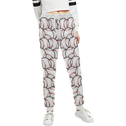 Baseball Pattern Unisex Casual Sweatpants (Model L11)-JTAMIGO.COM