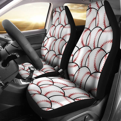Baseball Pattern Universal Fit Car Seat Covers