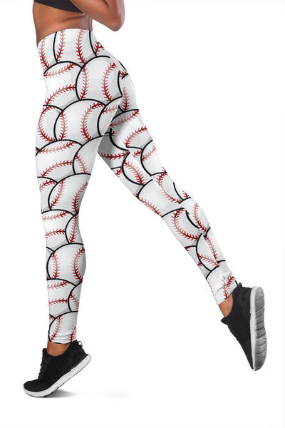 Baseball Pattern Women Leggings