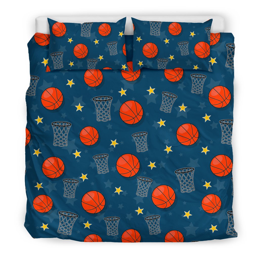 Basketball Classic Print Pattern Duvet Cover Bedding Set