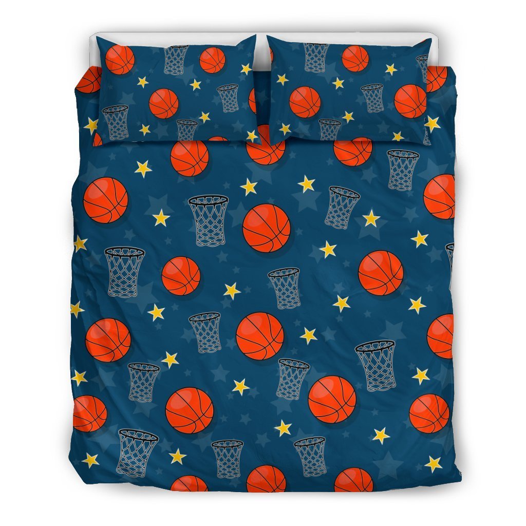 Basketball Classic Print Pattern Duvet Cover Bedding Set