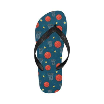 Basketball Classic Print Pattern Flip Flops-JTAMIGO.COM