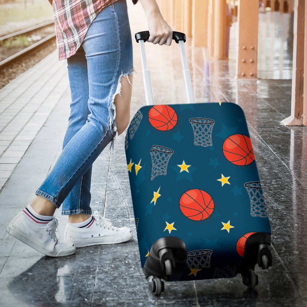 Basketball Classic Print Pattern Luggage Cover Protector