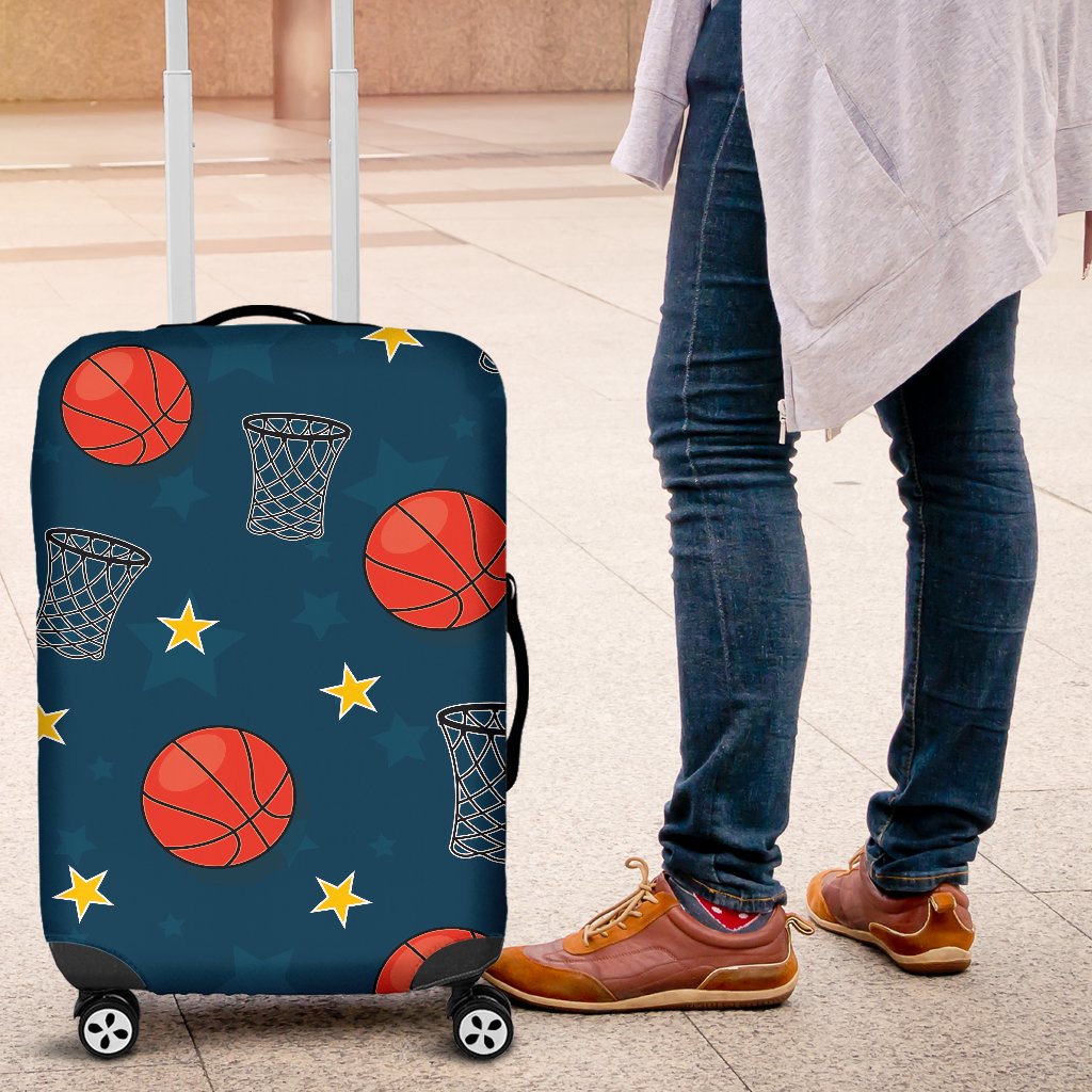 Basketball Classic Print Pattern Luggage Cover Protector