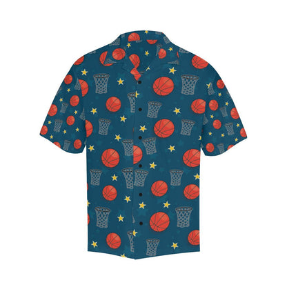 Basketball Classic Print Pattern Men Aloha Hawaiian Shirt