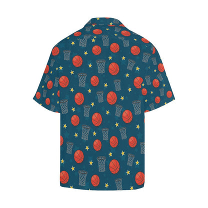 Basketball Classic Print Pattern Men Aloha Hawaiian Shirt