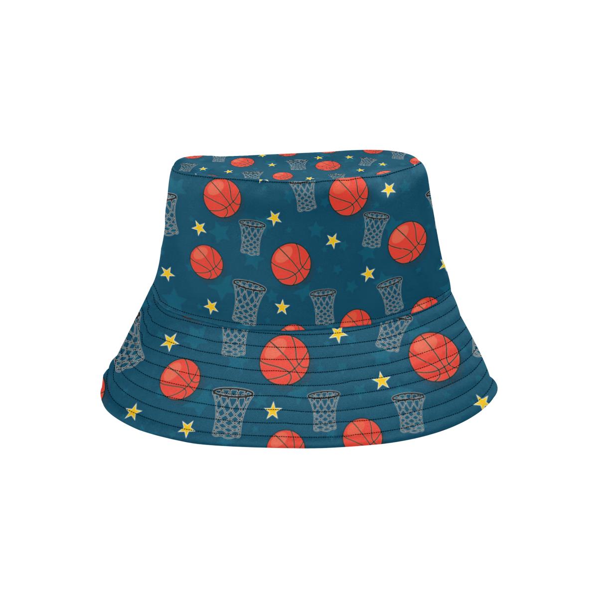 Basketball Classic Print Pattern Unisex Bucket Hat