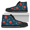 Basketball Classic Print Pattern Women High Top Shoes