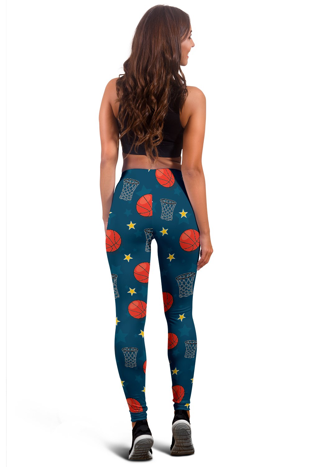 Basketball Classic Print Pattern Women Leggings