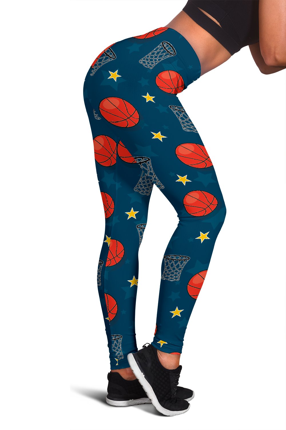 Basketball Classic Print Pattern Women Leggings