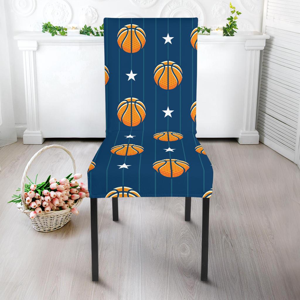 Basketball Star Print Pattern Dinning Chair Slipper-JTAMIGO.COM