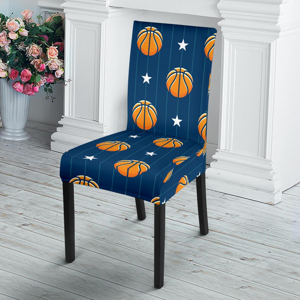 Basketball Star Print Pattern Dinning Chair Slipper-JTAMIGO.COM