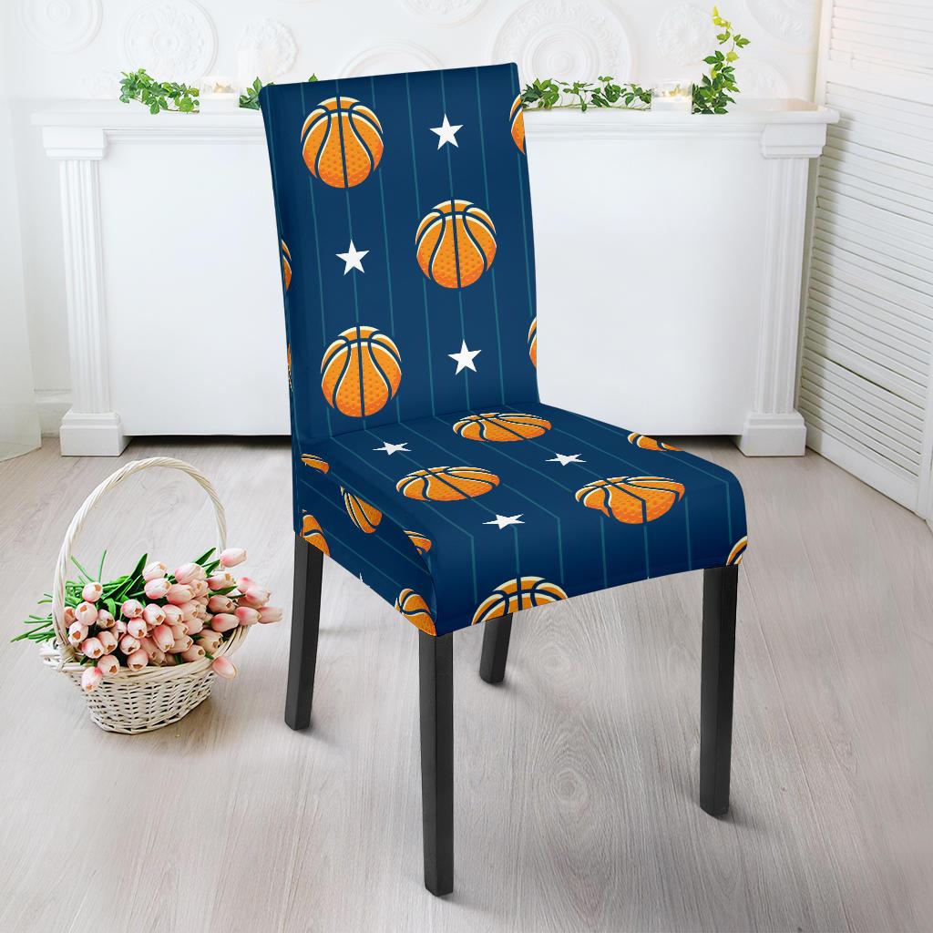 Basketball Star Print Pattern Dinning Chair Slipper-JTAMIGO.COM