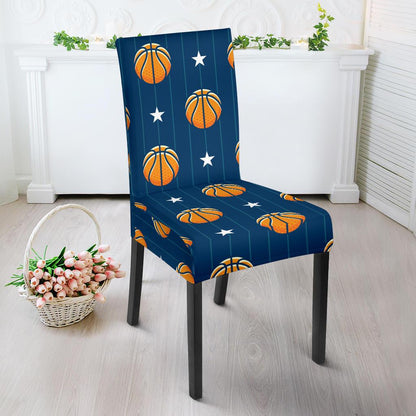 Basketball Star Print Pattern Dinning Chair Slipper-JTAMIGO.COM
