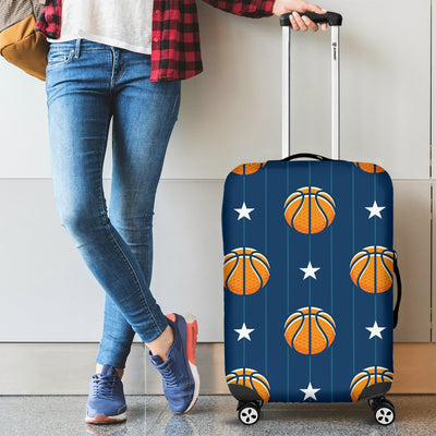 Basketball Star Print Pattern Luggage Cover Protector