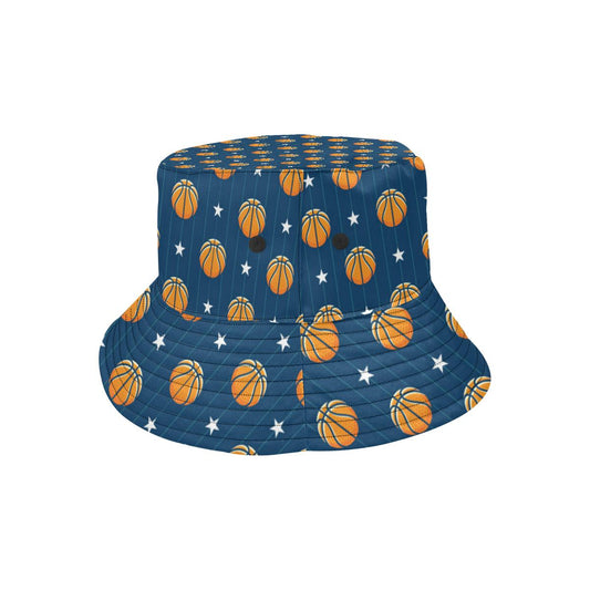 Basketball Star Print Pattern Unisex Bucket Hat