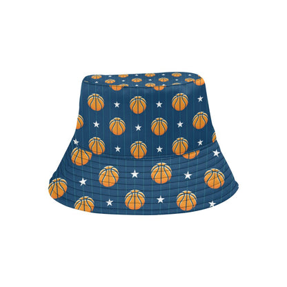 Basketball Star Print Pattern Unisex Bucket Hat