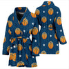 Basketball Star Print Pattern Women Bath Robe-JTAMIGO.COM