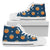 Basketball Star Print Pattern Women High Top Shoes