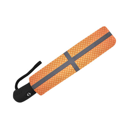 Basketball Texture Print Pattern Automatic Foldable Umbrella