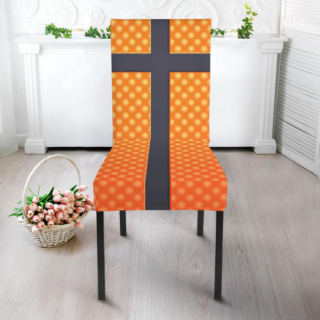 Basketball Texture Print Pattern Dinning Chair Slipper-JTAMIGO.COM
