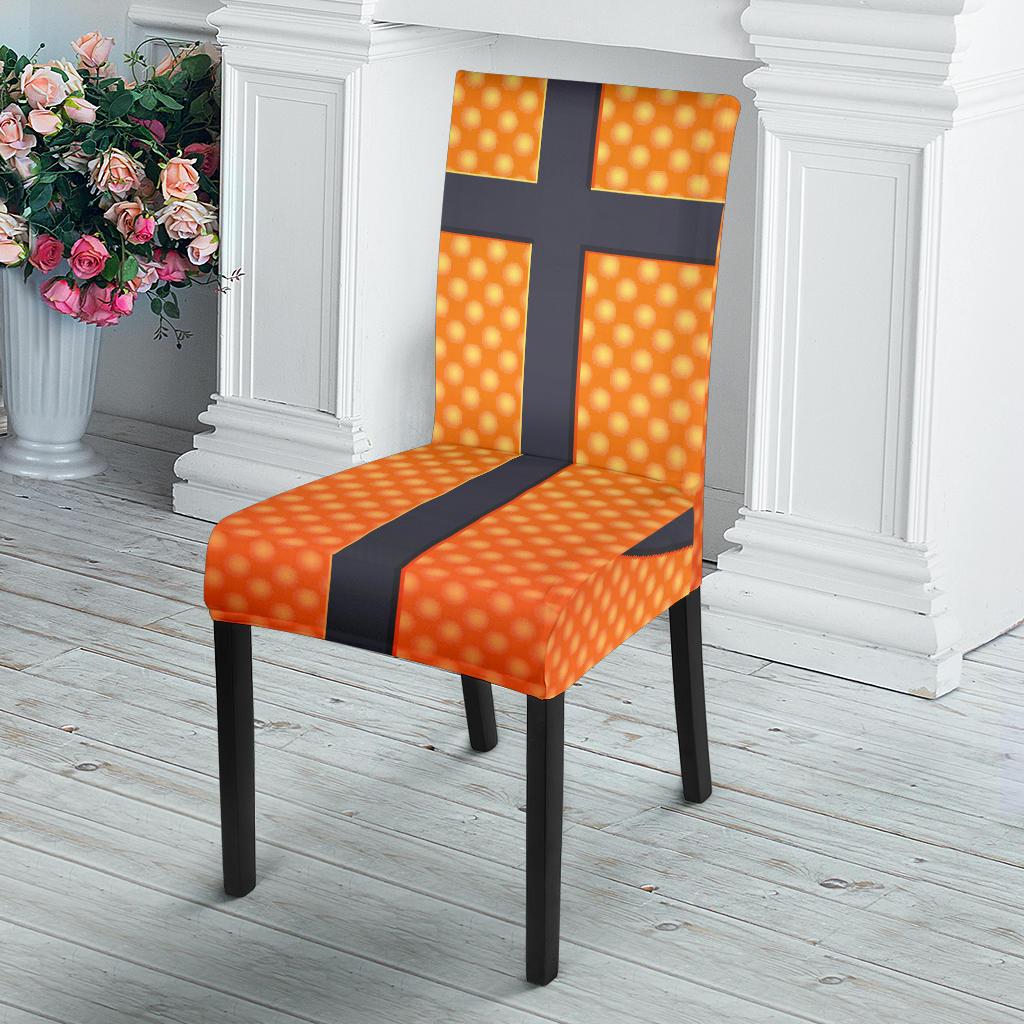 Basketball Texture Print Pattern Dinning Chair Slipper-JTAMIGO.COM