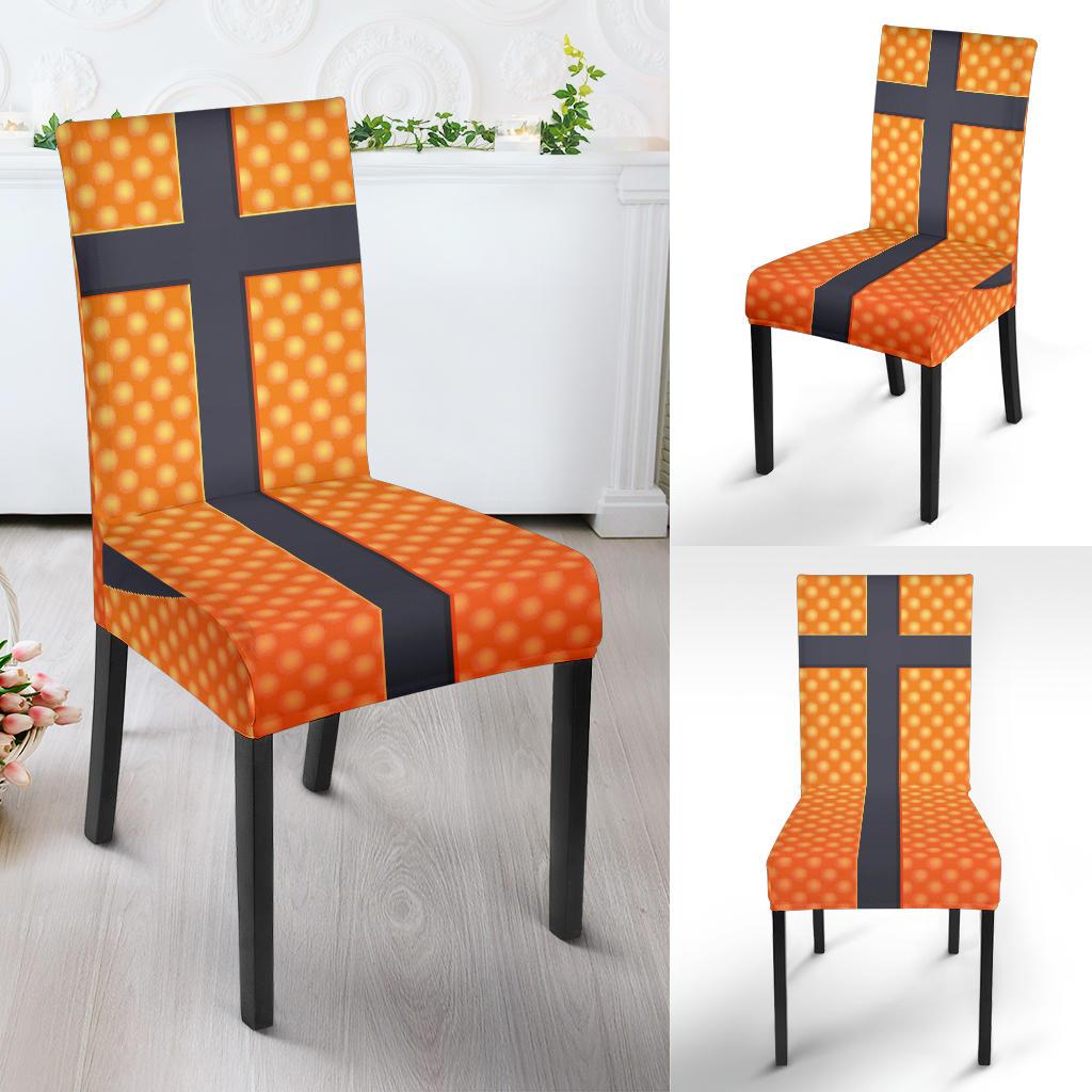 Basketball Texture Print Pattern Dinning Chair Slipper-JTAMIGO.COM