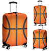 Basketball Texture Print Pattern Luggage Cover Protector