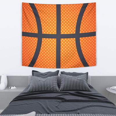 Basketball Texture Print Pattern Tapestry