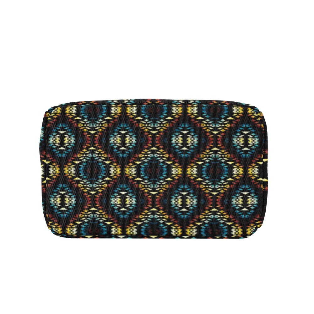 Tribal Pattern Print Design LKS309 Insulated Lunch Bag