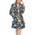 Planet Colorful Print Design LKS301 Women's Fleece Robe