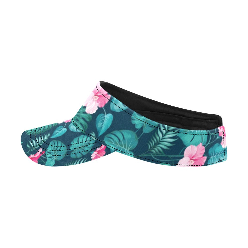 Summer Floral Print Design LKS301 Unisex Sun Visor