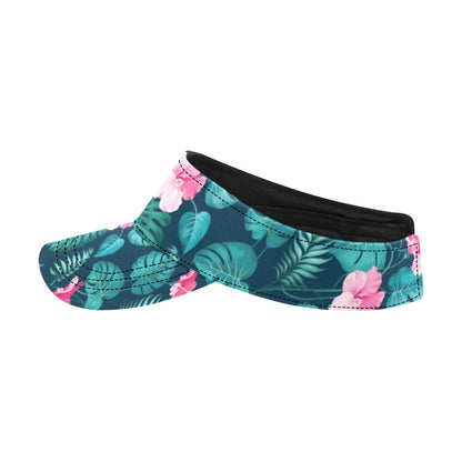 Summer Floral Print Design LKS301 Unisex Sun Visor