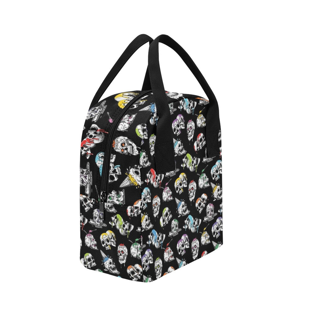Skull Print Design LKS3013 Insulated Lunch Bag