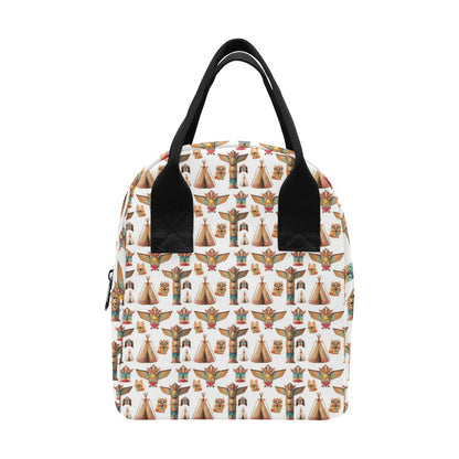 Totem Native Print Design LKS303 Insulated Lunch Bag
