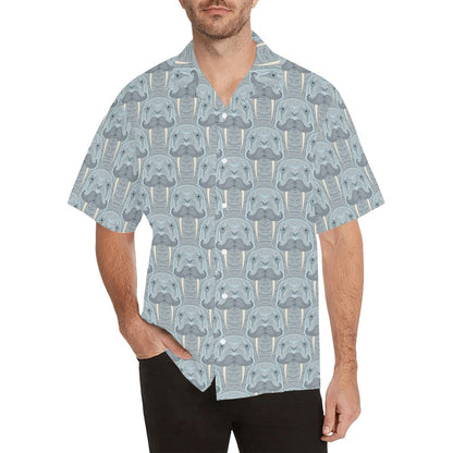 Walrus Print Design LKS402 Men's Men's Hawaiian Shirt