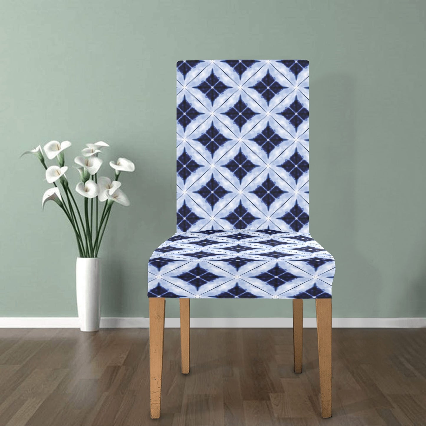 Tie Dye Print Design LKS308 Dining Chair Slipcover
