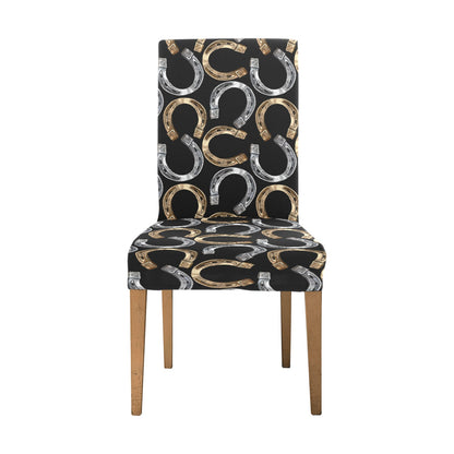 Horseshoe Print Design LKS305 Dining Chair Slipcover