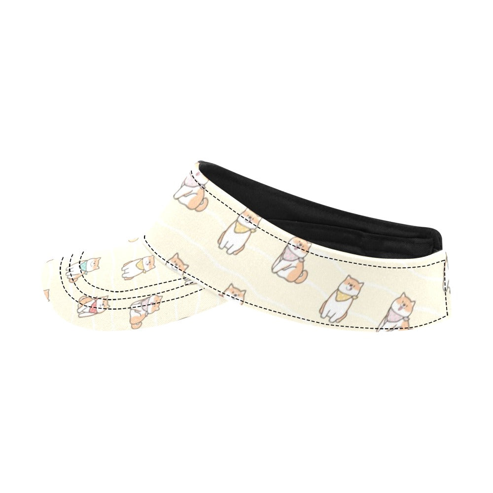 Shiba Inu Print Design LKS306 Unisex Sun Visor