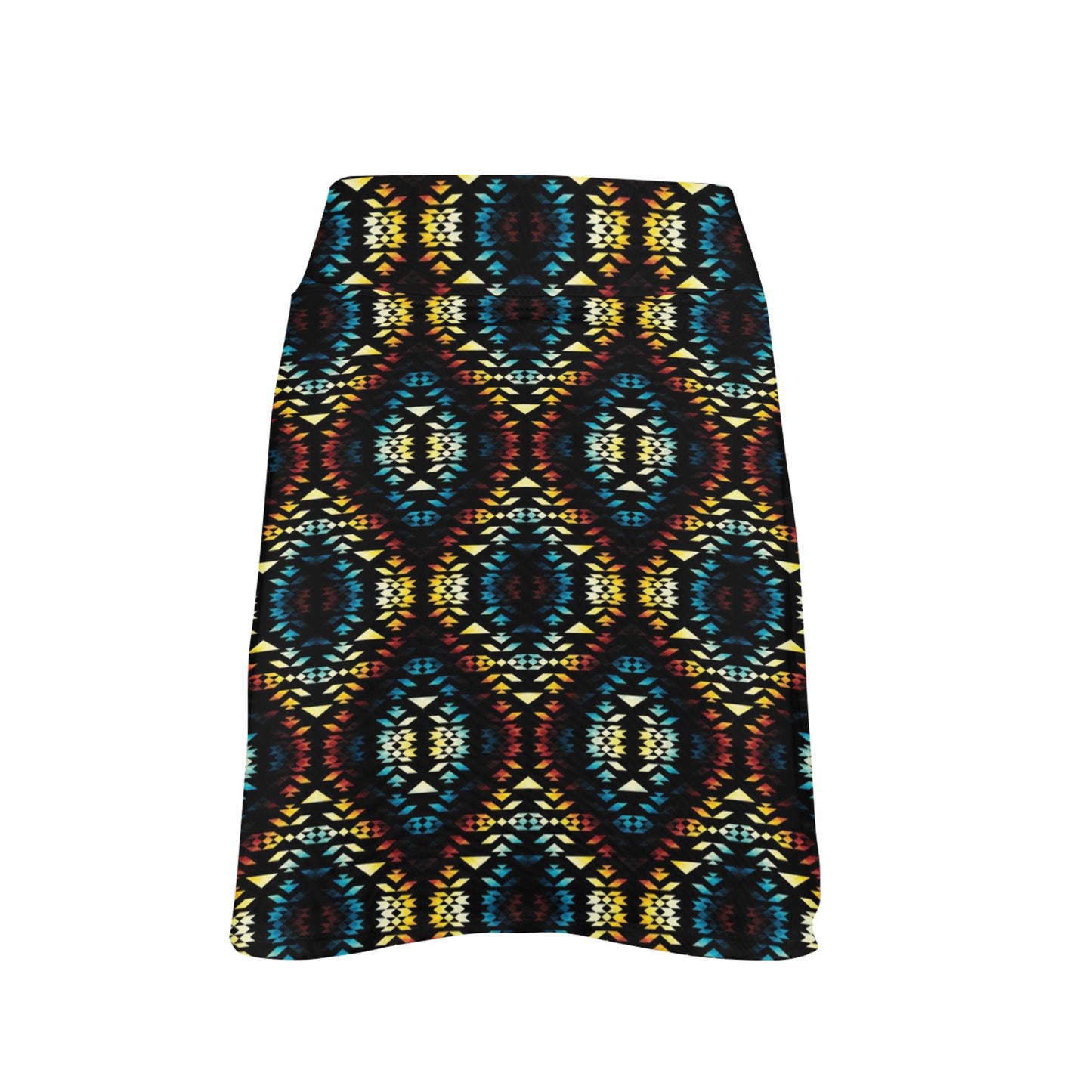 Tribal Pattern Print Design LKS309 17" Golf & Pickleball Skort with Pockets