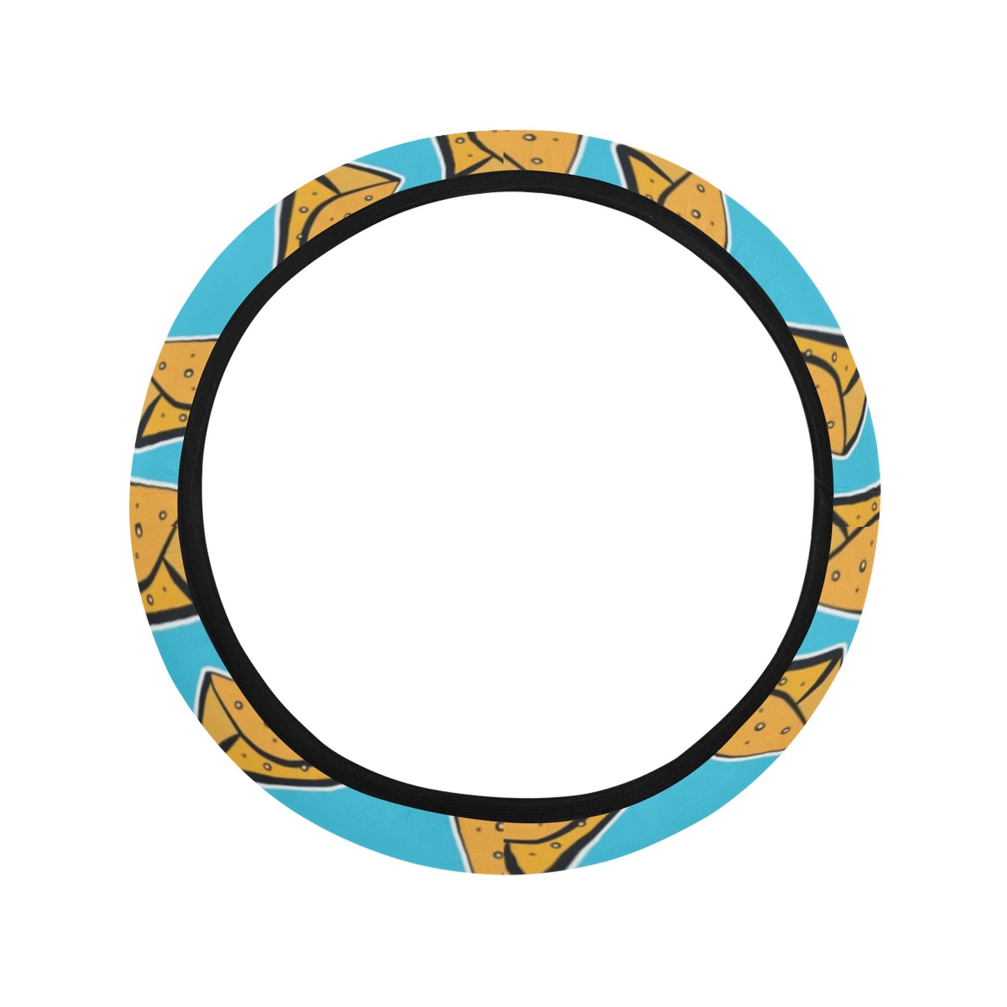 Burrito Print Design LKS301 Steering Wheel Cover with Elastic Edge