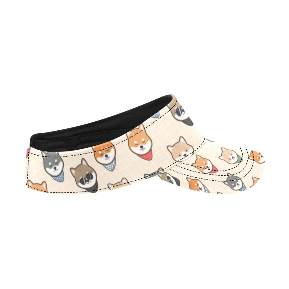 Shiba Inu Print Design LKS3010 Unisex Sun Visor